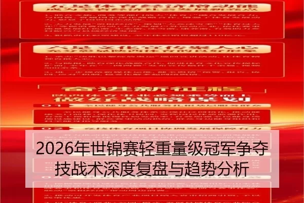 2026年世锦赛轻重量级冠军争夺技战术深度复盘与趋势分析